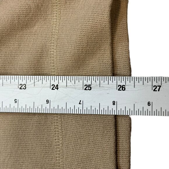 DKNY Hoodie Men's 2XL Beige 100% Cotton Long Sleeve Hooded Pullover Performance - Picture 10 of 11